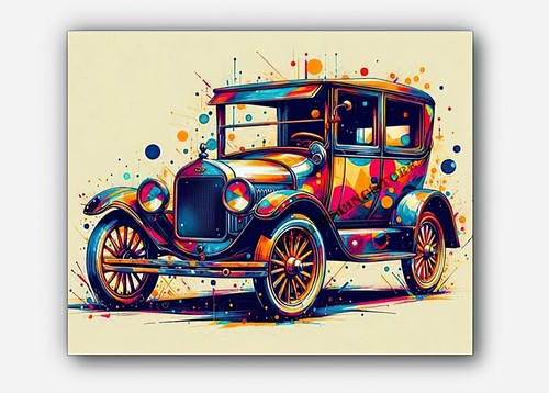 Quadro epoca ford - quadro,