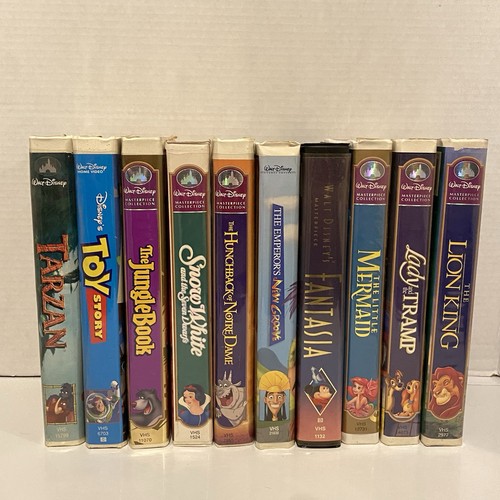 Vhs disney lot - vhs,