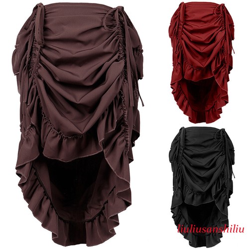 Women gothic steampunk skirt - women's,