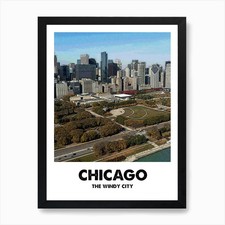 Chicago, città, stampa, arte