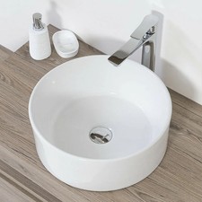 Lavabo da appoggio tondo a