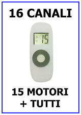 Telecomando Per Motori Tapparelle Tende 16 canali Radiocomando Ricambio