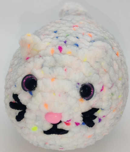 Peluche gatto all uncinetto - peluche,
