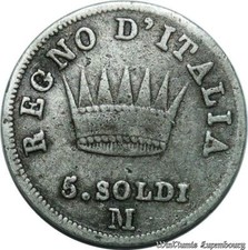 C3480 Italy 5 Soldi Napoleon I