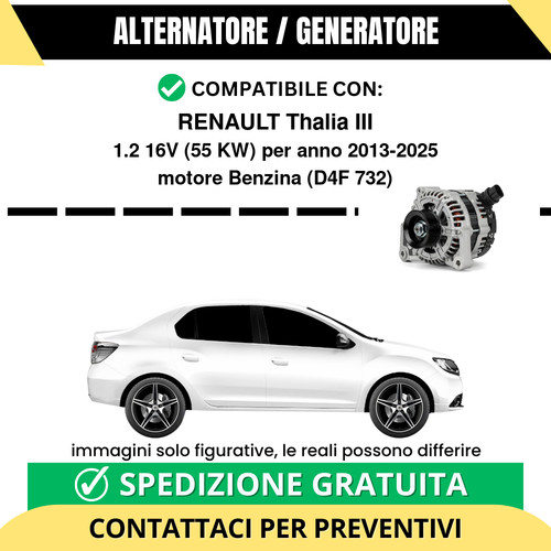 Alternatore renault thalia iii - thalia,