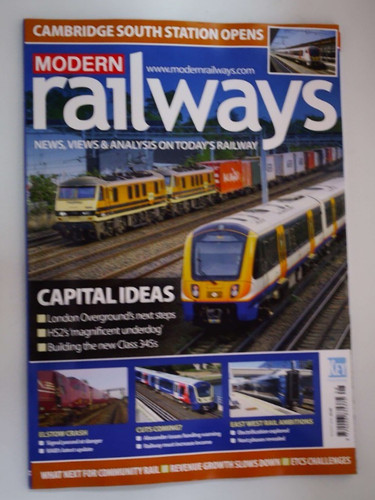 Modern railways magazine - railways,