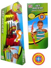 ARCO E FRECCE GIOCATTOLO SET ARCIERE CON BERSAGLIO GIOCO DI TIRO PER BAMBINI