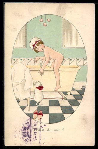 Cartolina artista bambino - cartolina,