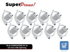 Bundle 10 Caricatori Per iPhone 7 8 9 X Plus iPad  5V 1A Universale Fiere Negozi