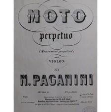 PAGANINI Niccolò Moto