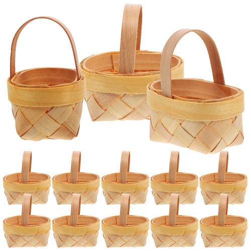Pezzi mini cesto rattan - 5, in