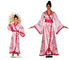 CARNEVALE HALLOWEEN VESTITO COSTUME GIAPPONESINA GEISHA KIMONO COSPLAY