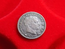 NAPOLEONE I  re d'Italia 5 SOLDI (25 centesimi)  1808 MILANO R2