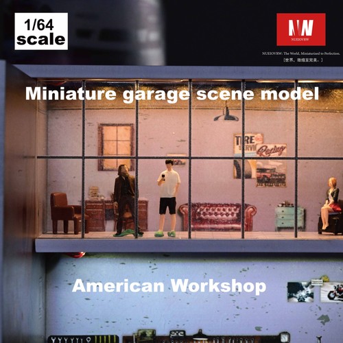 Modellino garage scala 2 - garage, 1:64