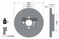 Brake disc textar 92262403 - brake,