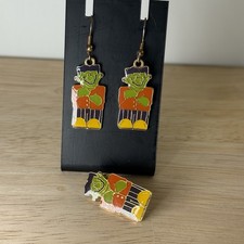 Frankenstein Monster Earrings