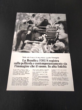 1975 NUOVA BEAULIEU 5008 S CINEPRESA SONORO VINTAGE PUBBLICITA AD