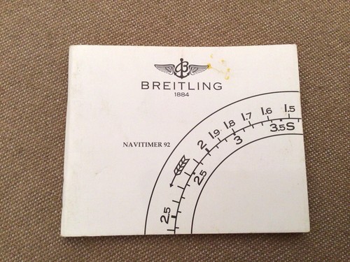 Libretto booklet breitling - libretto,