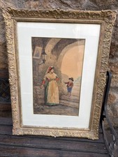 Dipinto Acquarello Su