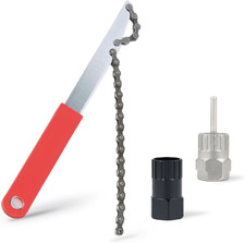 Kit Attrezzi Catena per Bici Chiave Pacco Pignoni E Estrattore Ruota Libera Con 