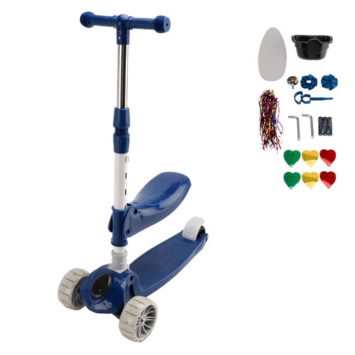 Kids scooter foldable - 2-in-1,
