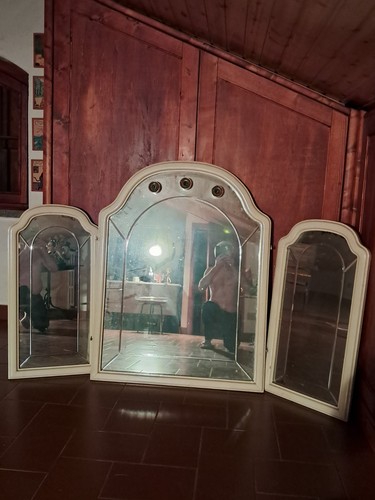 Specchiera bagno legno laccato