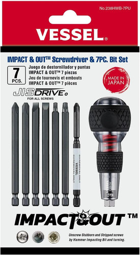 Set cacciaviti percussione e - cacciaviti,