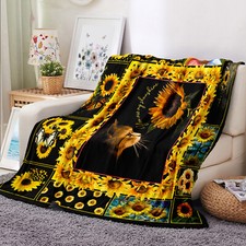 Farfalla Carino Gatto Girasole