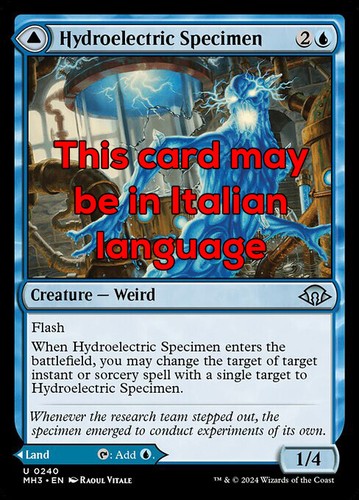 Mtg hydroelectric specimen exc - mtg,