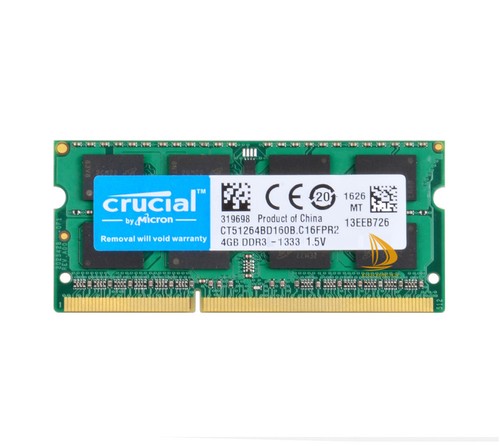 Crucial pc3 10600 ddr3 - crucial, 4