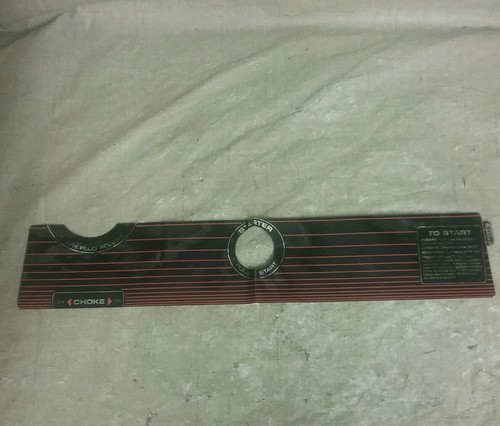 Decalcomania quadro strumenti