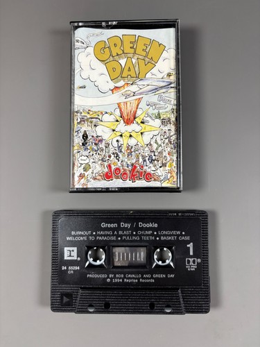 Green day dookie cassette - green,