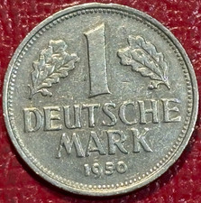 HIGH GRADE XF/AU 1950 G GERMAN