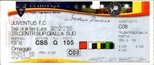 Biglietto stadio Juventus FC