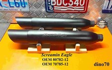 Harley Davidson terminali scarico Screamin Eagle x Softail OEM 80782-12 80785-12