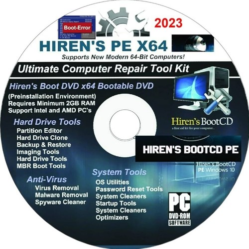 Hiren boot disc 0 8 - hiren's, 1.0.8