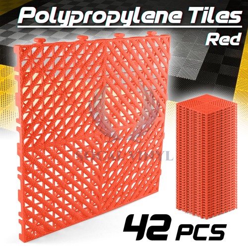 42pz tappetino garage rosso - 42pz,