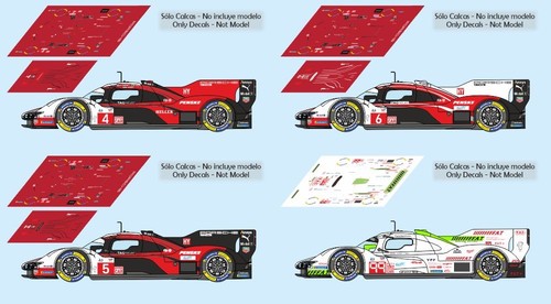 Decals porsche 963 mans - decals,
