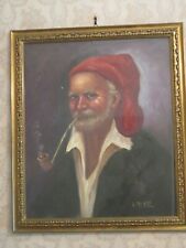 vecchio quadro dipinto mano in