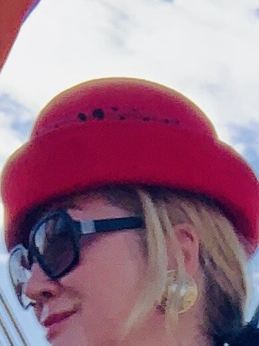 Cappello donna rosso fiocco - cappello,