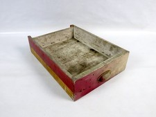Cassetto Legno Vintage Antico Attrezzi Estraibile Porta Oggetti e Maniglia WI