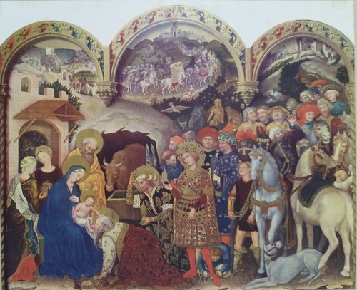 Antica stampa colori del - stampa, a