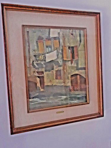 Quadro olio del pittore - del,