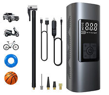Mini Compressore Portatile Gonfiatore Ricaricabile Display LED Auto