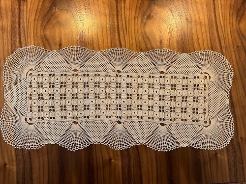 Vintage crochet cotton lace - vintage,