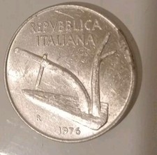 Moneta italia da 10 Lire del