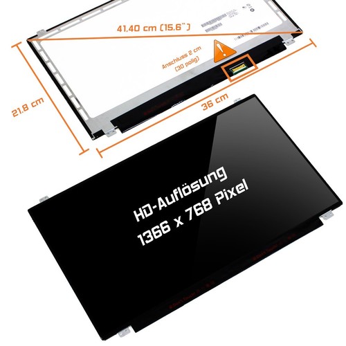 Led display glossy - 15,6",