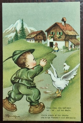 Cartolina illustrata bambini - cartolina,