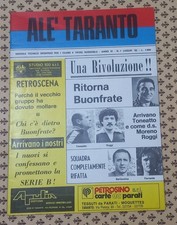 ALE' TARANTO 7/1982 ROGGI ACAMPORA SGARBOSSA etc.
