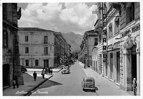 Cartolina avellino via mancini - cartolina,